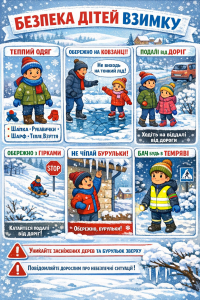 Безпека дітей взимку