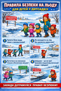 Правила безпеки на льоду для дітей